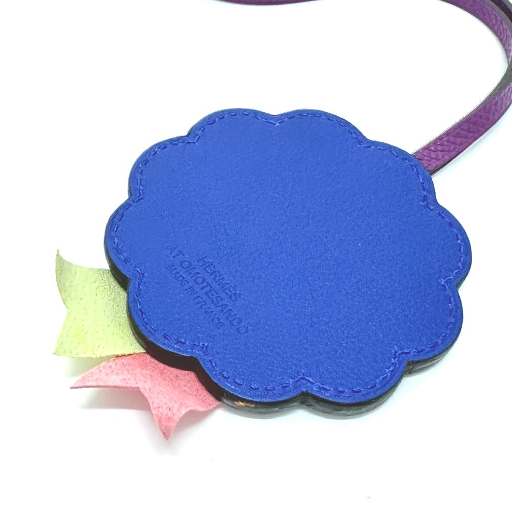HERMES Bag charm Anyomilo / Epsom purple flour Limited to Omotesando Women  d