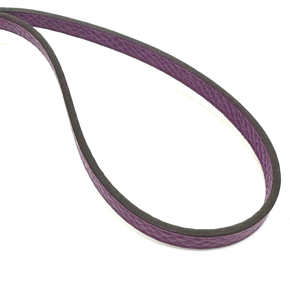 HERMES Bag charm Anyomilo / Epsom purple flour Limited to Omotesando Women  d