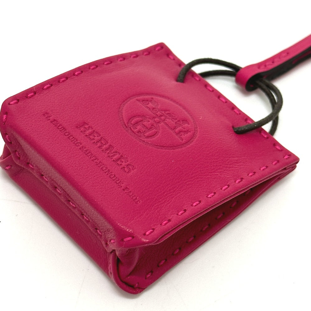 HERMES Bag charm Anyo Miro purple sack orange Women  d