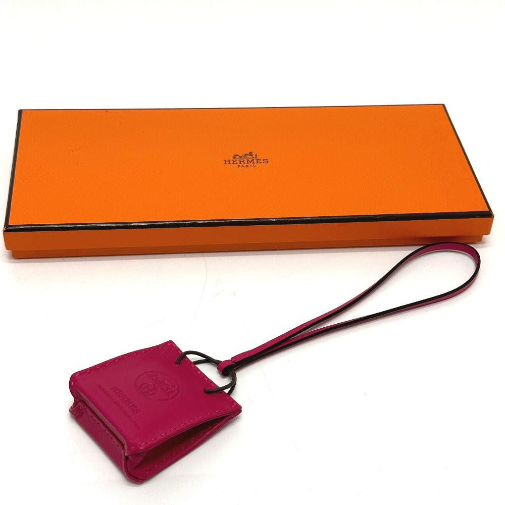 HERMES Bag charm Anyo Miro purple sack orange Women  d