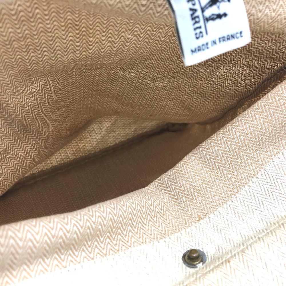 HERMES Shoulder Bag Towal chevron beige logo Aline PM Women  d