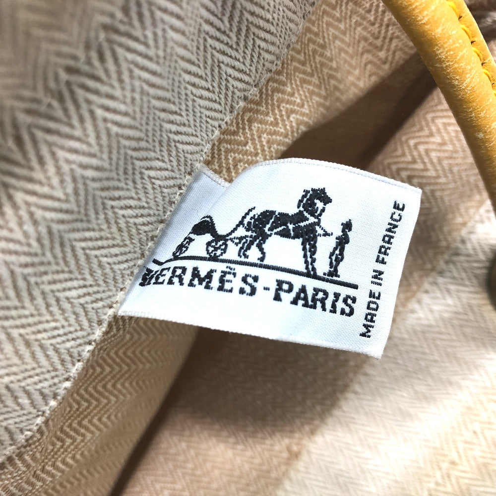 HERMES Shoulder Bag Towal chevron beige logo Aline PM Women  d