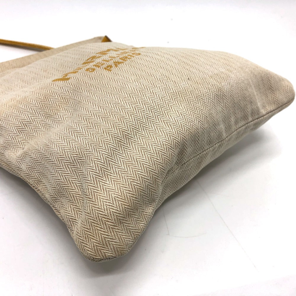 HERMES Shoulder Bag Towal chevron beige logo Aline PM Women  d
