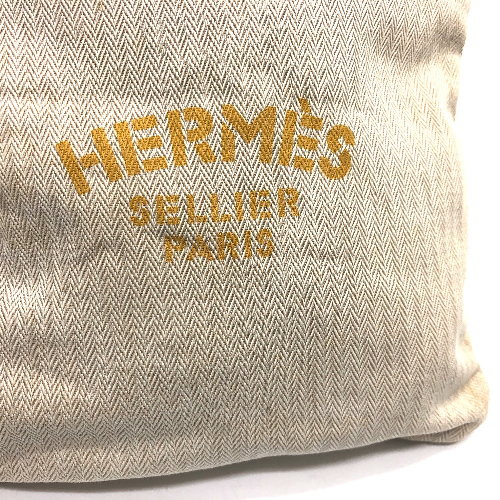 HERMES Shoulder Bag Towal chevron beige logo Aline PM Women  d