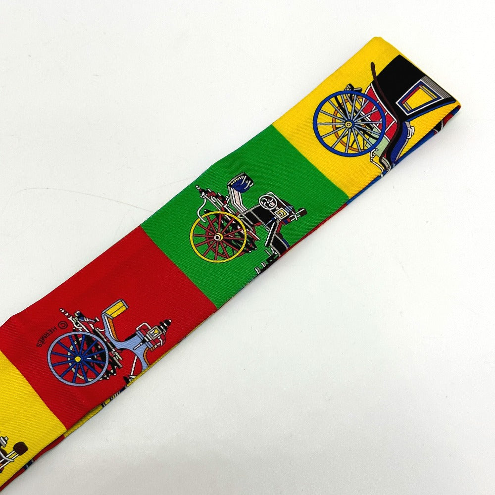 HERMES scarf silk multicolor Carriage Women  d