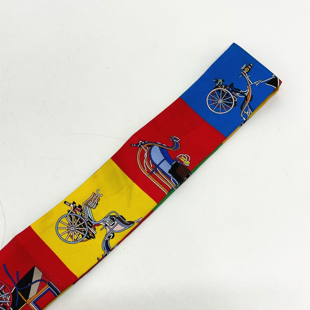 HERMES scarf silk multicolor Carriage Women  d