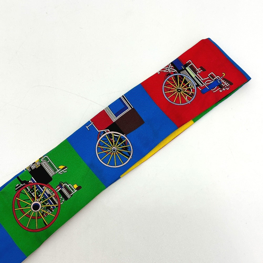 HERMES scarf silk multicolor Carriage Women  d