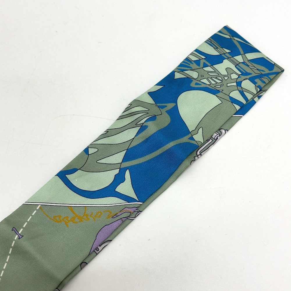 HERMES scarf silk multicolor bottle ship Women  d