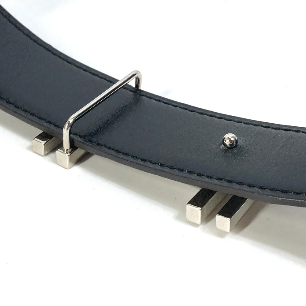HERMES belt Togo gray H belt Ash okare Women 80  d
