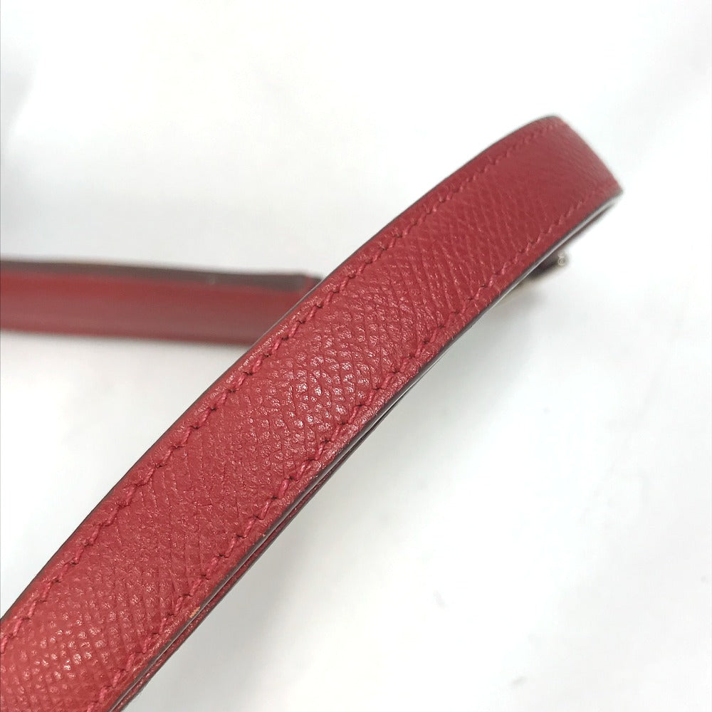 HERMES Shoulder Bag Epsom Red Shoulder Berlango PM Women  d