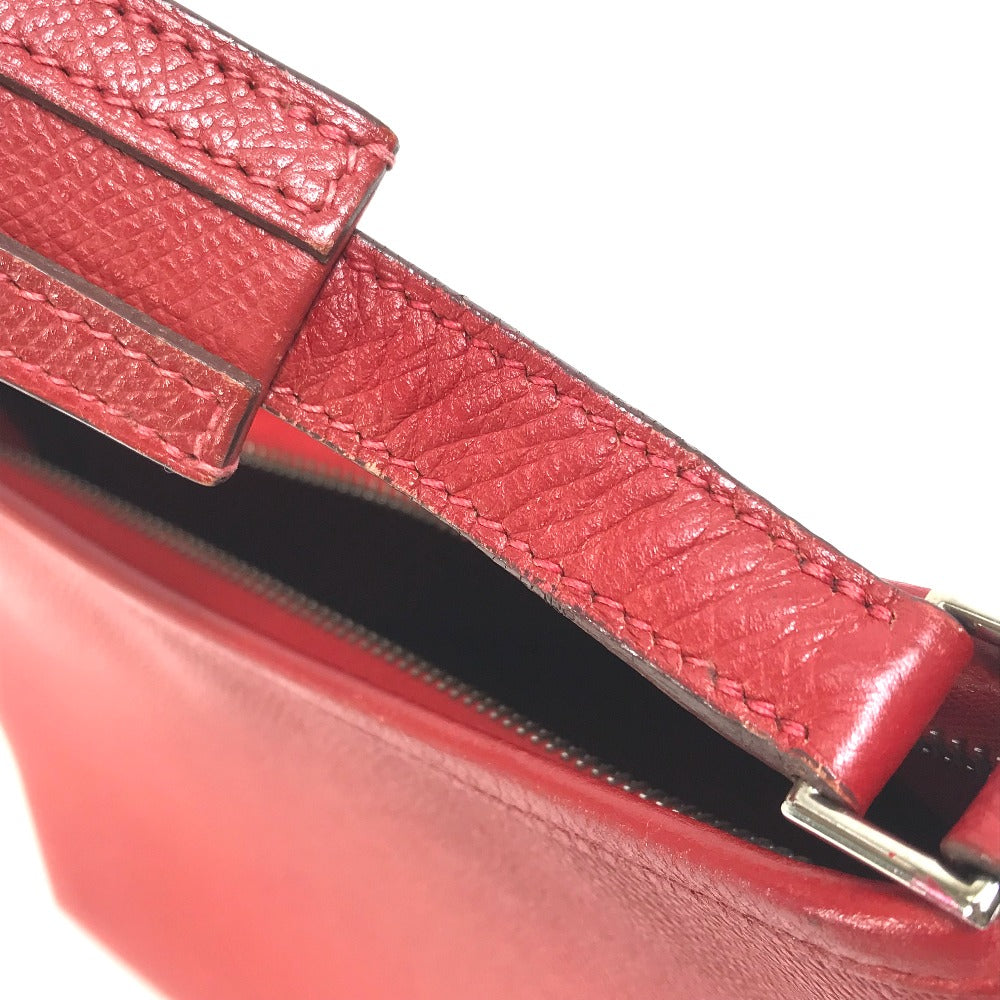 HERMES Shoulder Bag Epsom Red Shoulder Berlango PM Women  d