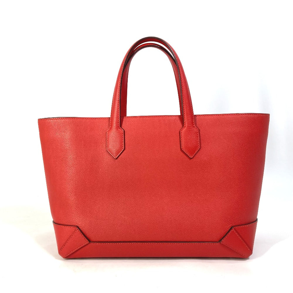 HERMES Tote Bag Evercolor, Epsom Red maxi box cover 30 Women  d