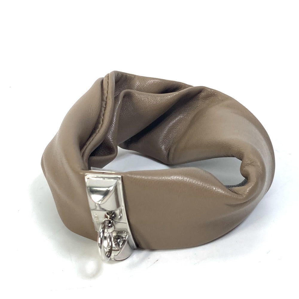HERMES bracelet leather Brown accessories medor Torsado Women  d