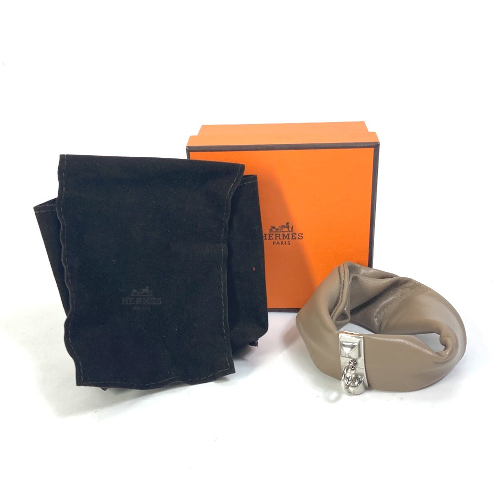 HERMES bracelet leather Brown accessories medor Torsado Women  d