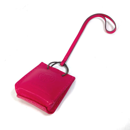 HERMES Bag charm Anyo Miro pink sack orange Women  d