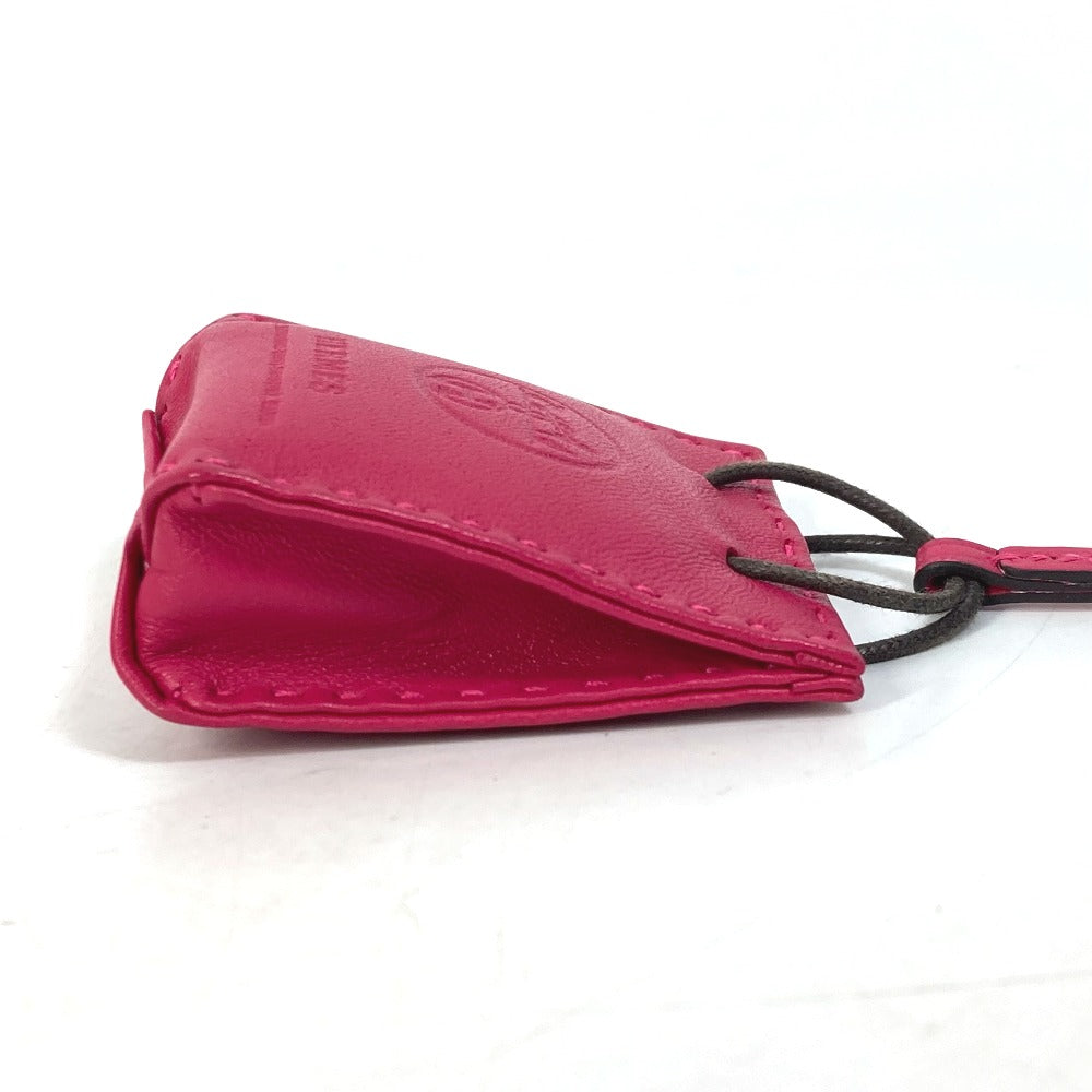 HERMES Bag charm Anyo Miro pink sack orange Women  d