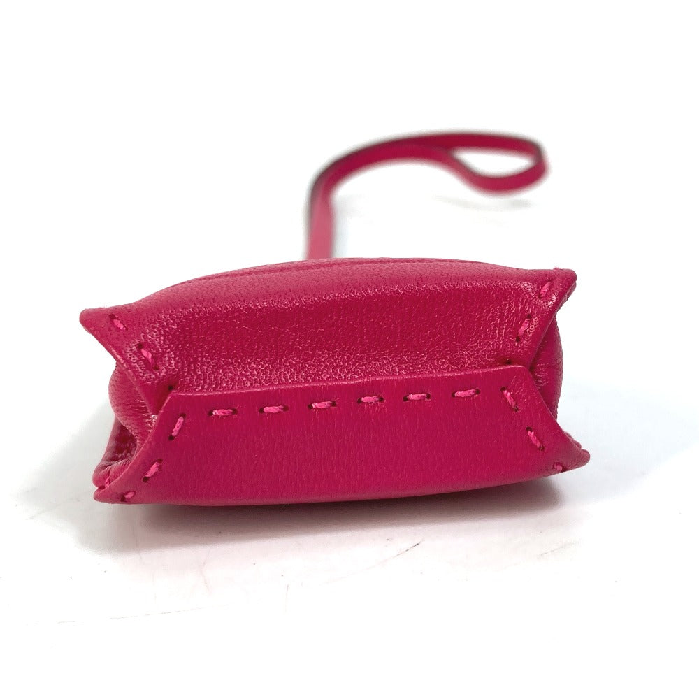 HERMES Bag charm Anyo Miro pink sack orange Women  d