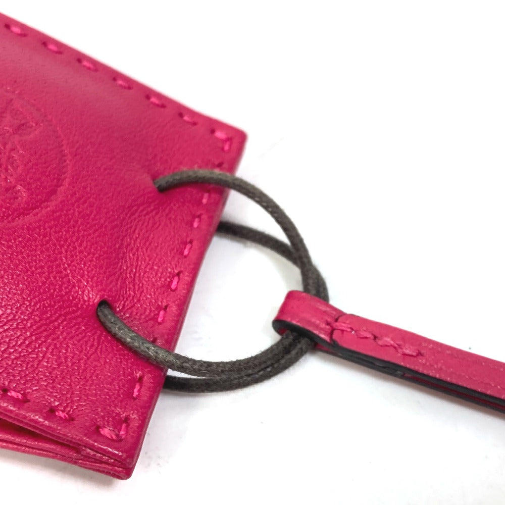 HERMES Bag charm Anyo Miro pink sack orange Women  d