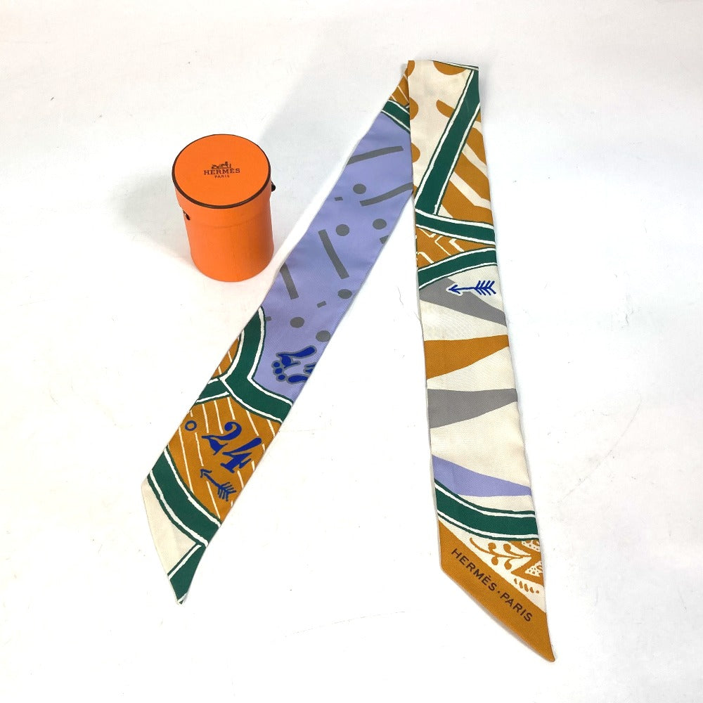 HERMES scarf silk multicolor bandeau scarf Twilly Twilly Women  d