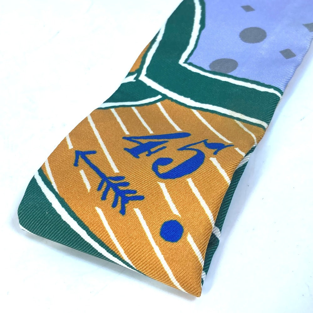 HERMES scarf silk multicolor bandeau scarf Twilly Twilly Women  d