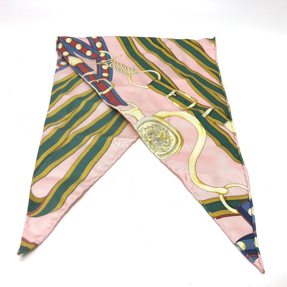 HERMES scarf silk pink Pointie Women  d