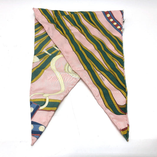 HERMES scarf silk pink Pointie Women  d