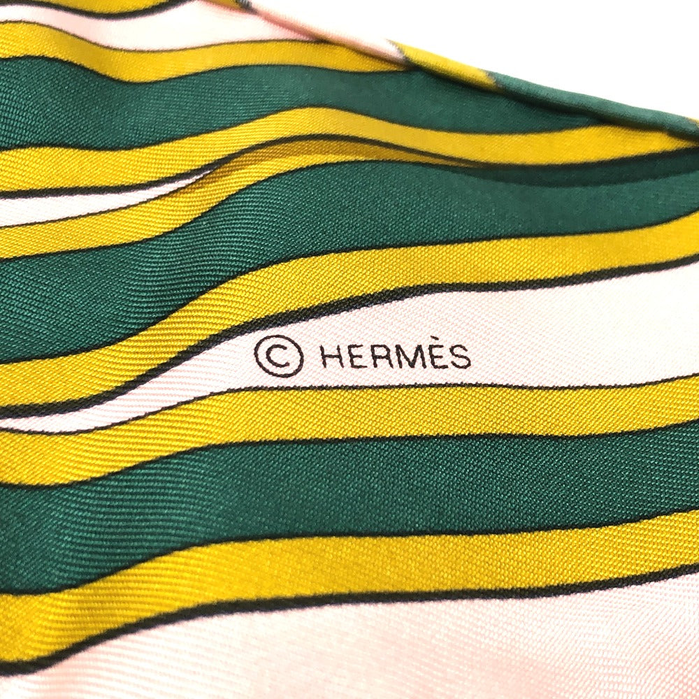 HERMES scarf silk pink Pointie Women  d