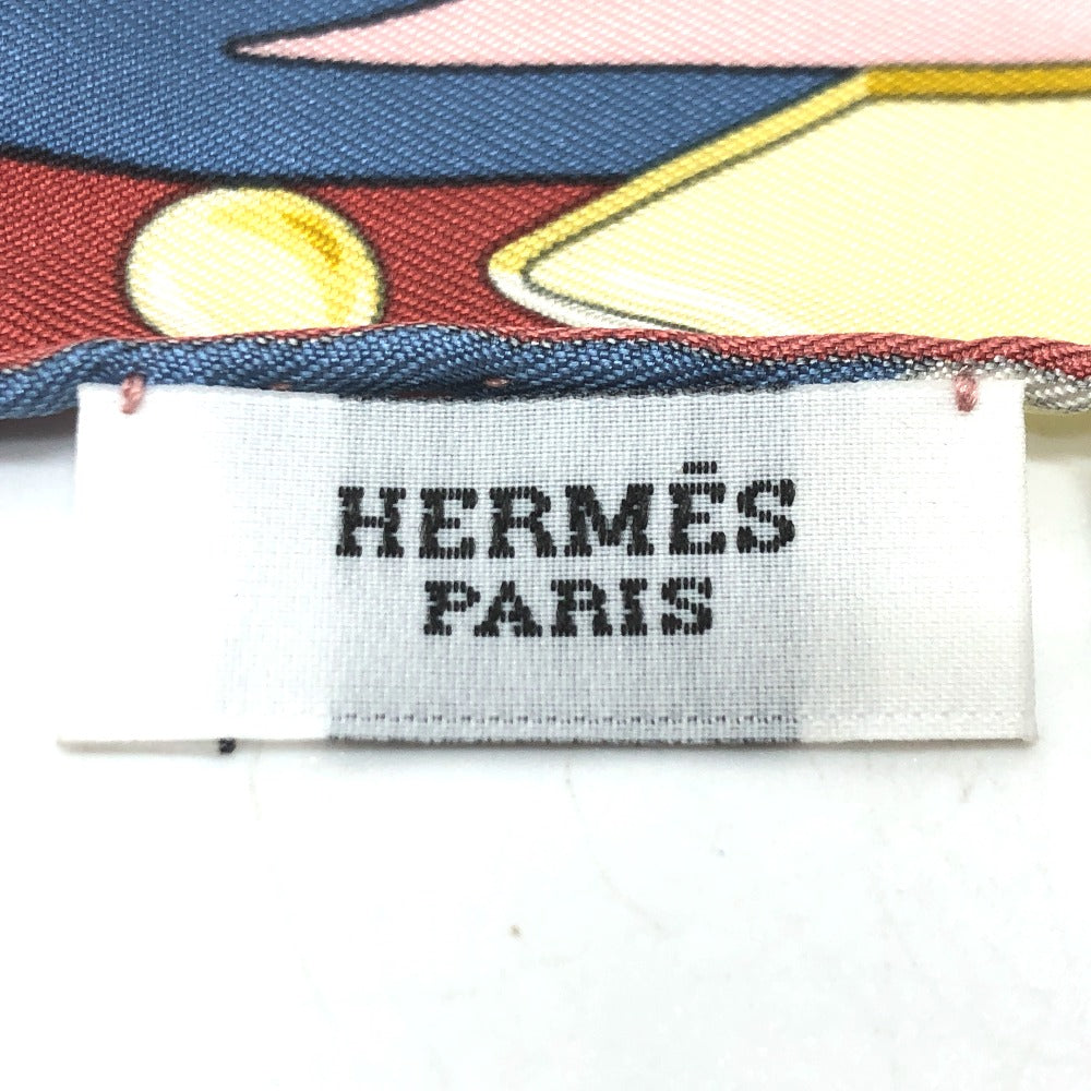 HERMES scarf silk pink Pointie Women  d