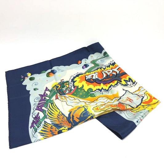 HERMES scarf silk multicolor THE ALFEE Carre90 Women  d