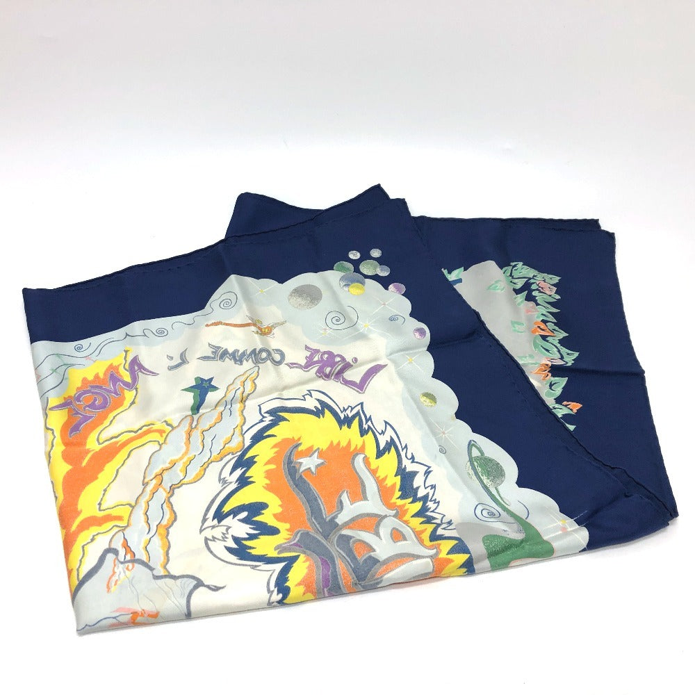 HERMES scarf silk multicolor THE ALFEE Carre90 Women  d