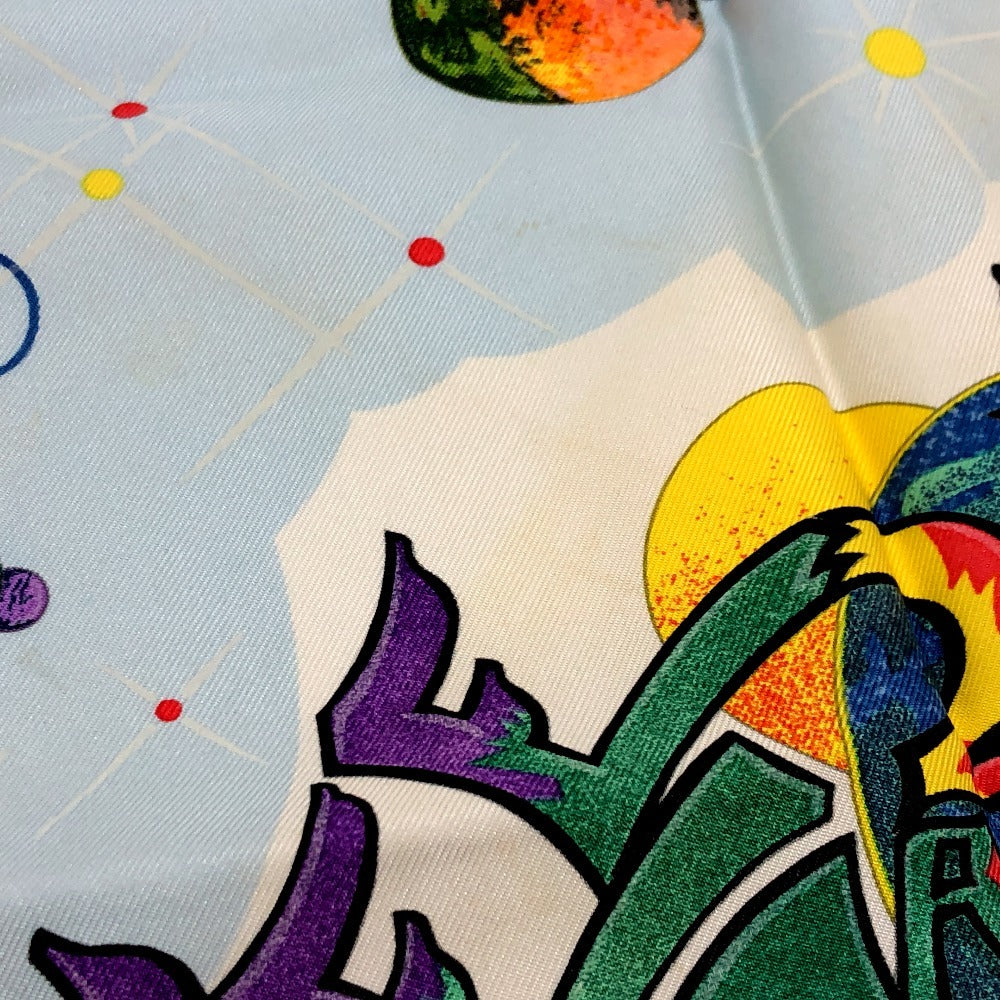 HERMES scarf silk multicolor THE ALFEE Carre90 Women  d