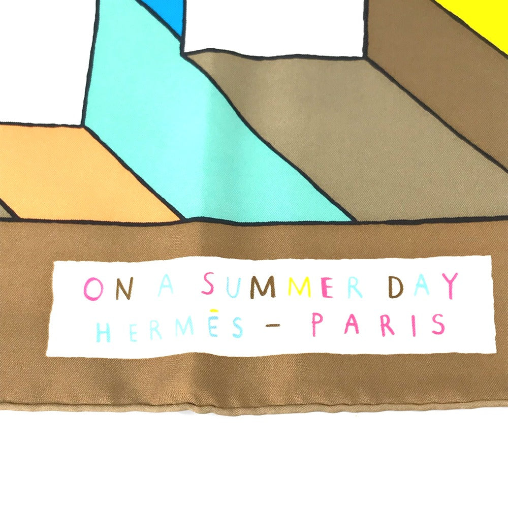 HERMES scarf silk multicolor Shawl Stole / Shawl Carre 140 Women  d