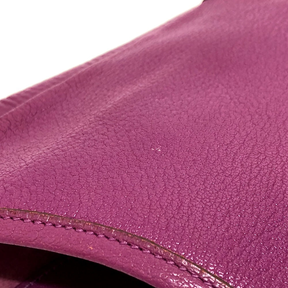 HERMES Shoulder Bag Shave purple Trim 35 Women  d