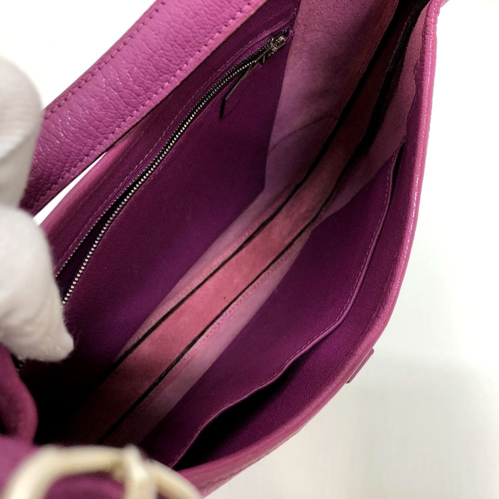HERMES Shoulder Bag Shave purple Trim 35 Women  d