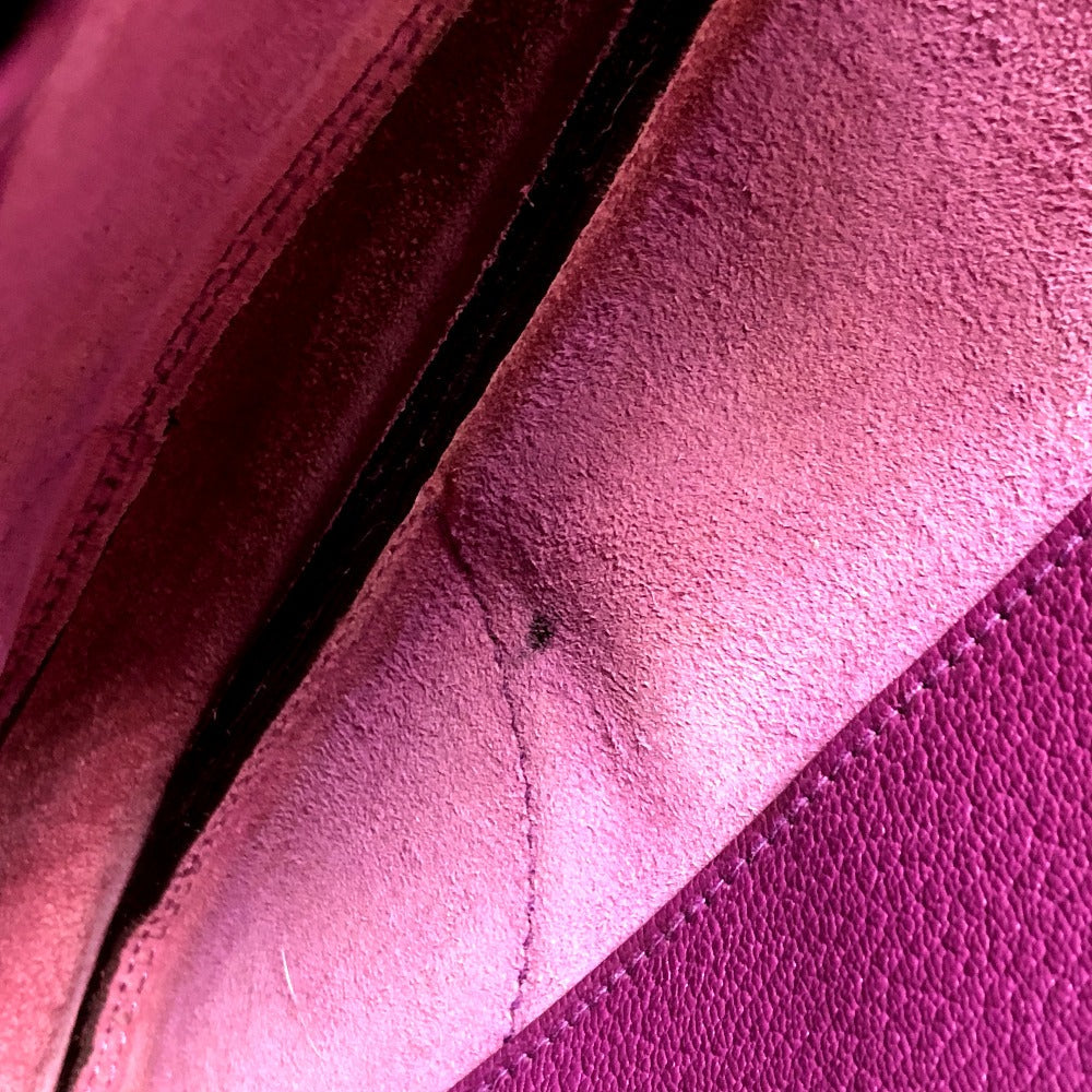 HERMES Shoulder Bag Shave purple Trim 35 Women  d