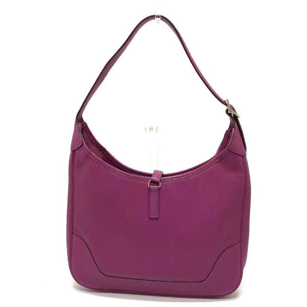 HERMES Shoulder Bag Shave purple Trim 35 Women  d