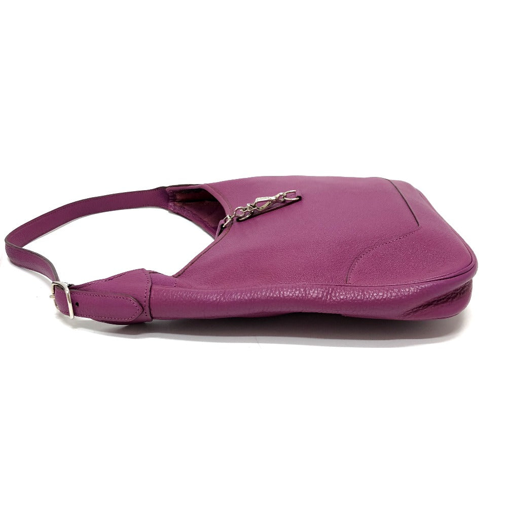 HERMES Shoulder Bag Shave purple Trim 35 Women  d