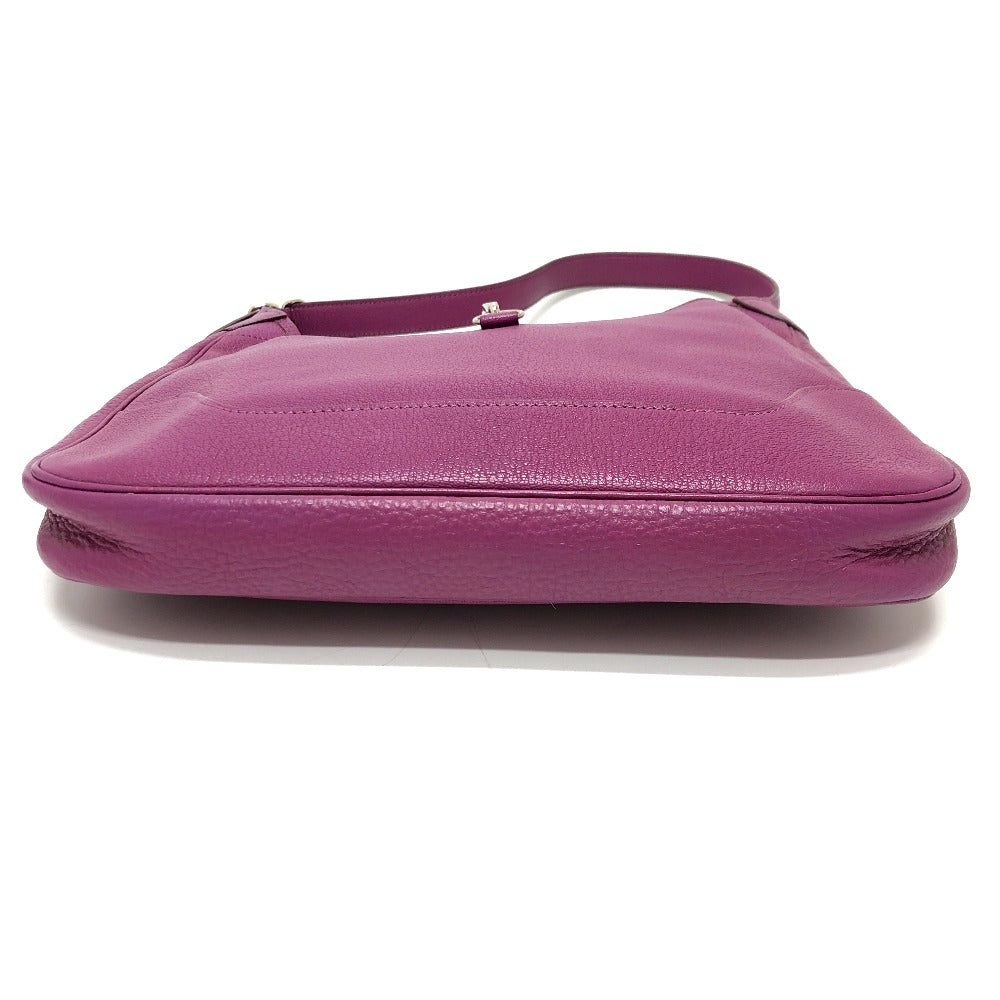 HERMES Shoulder Bag Shave purple Trim 35 Women  d