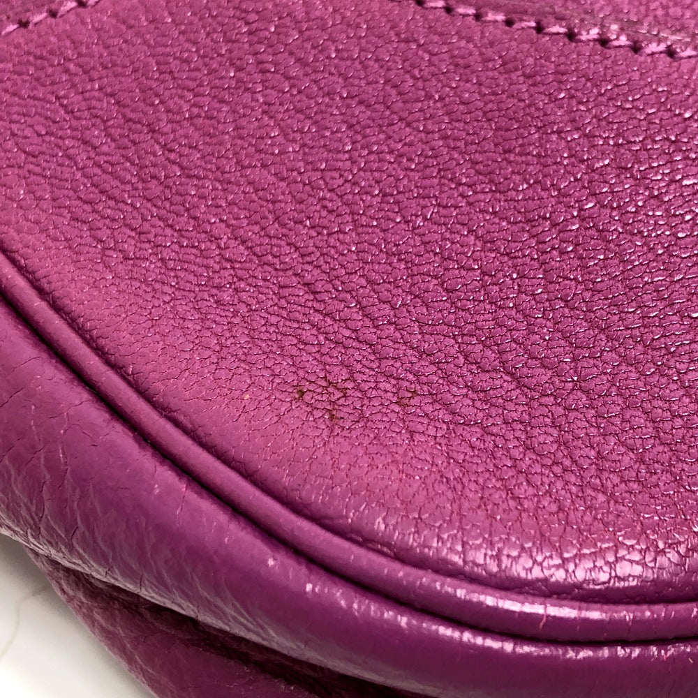 HERMES Shoulder Bag Shave purple Trim 35 Women  d