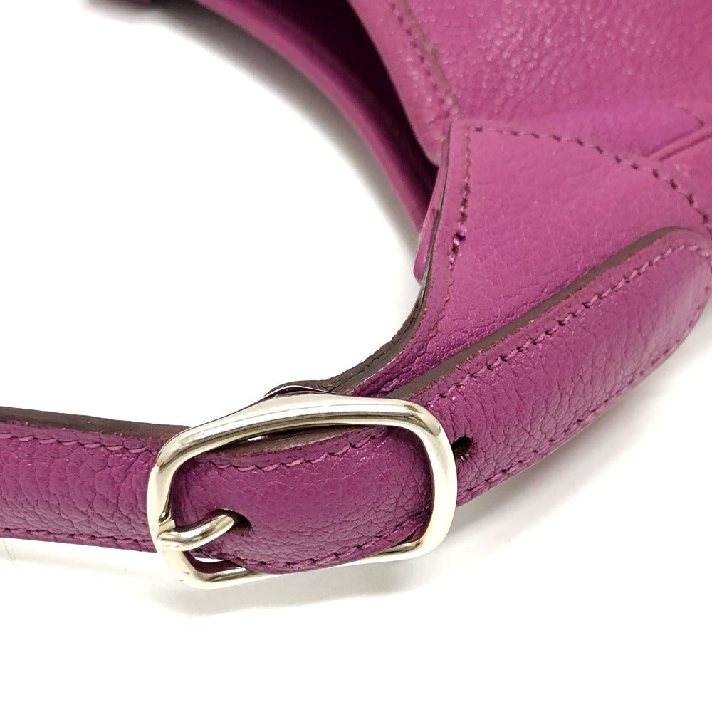 HERMES Shoulder Bag Shave purple Trim 35 Women  d