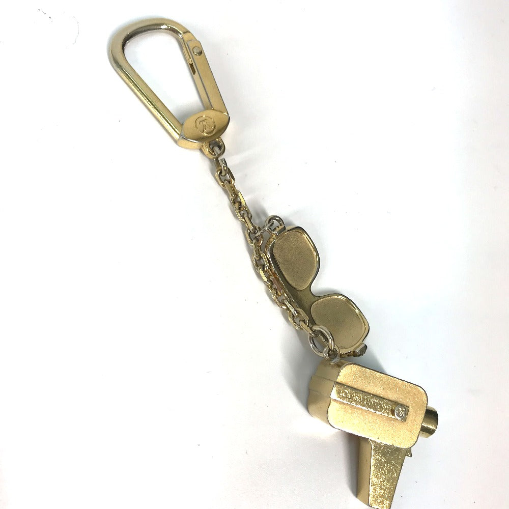 LOUIS VUITTON key ring M65383 metal gold Glasses Guns Sunglasses Portocle Cannes