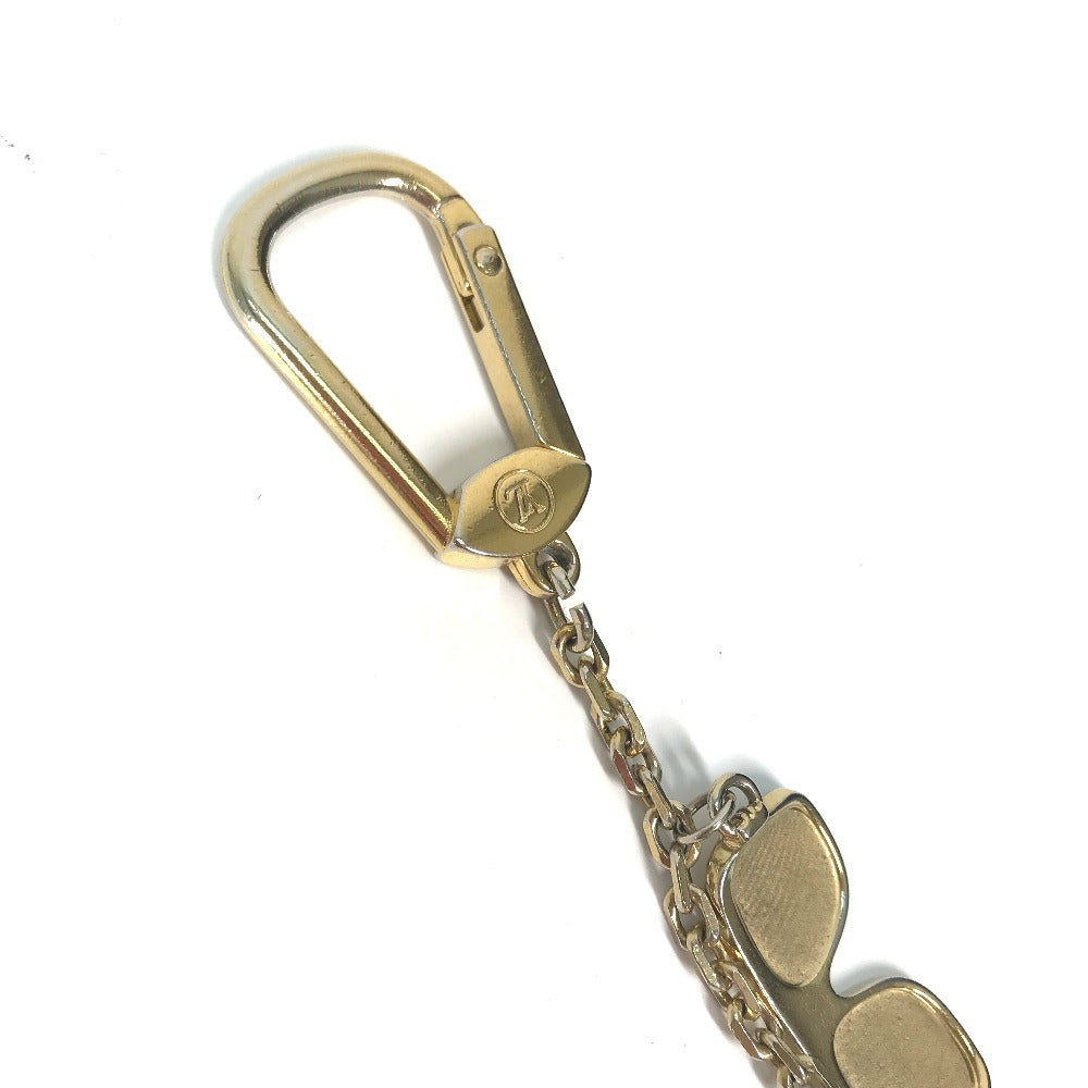 LOUIS VUITTON key ring M65383 metal gold Glasses Guns Sunglasses Portocle Cannes