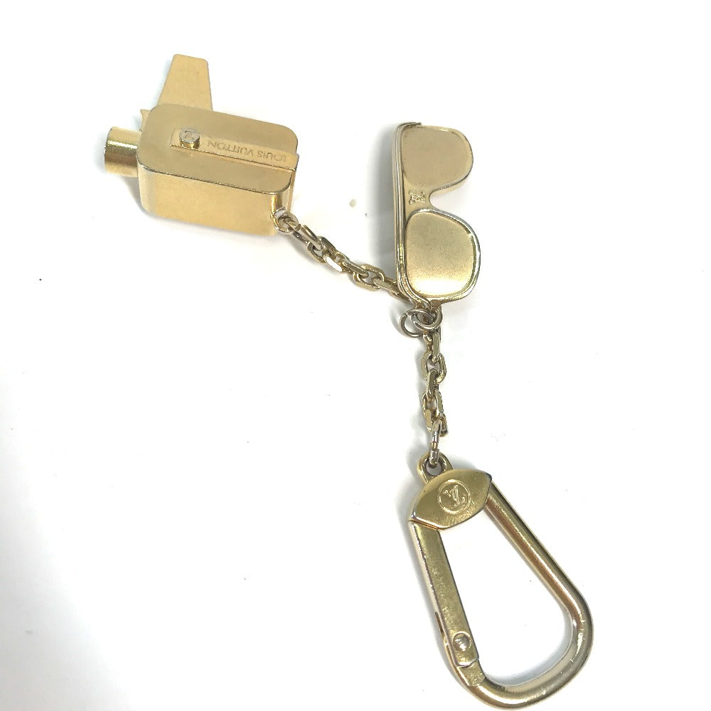 LOUIS VUITTON key ring M65383 metal gold Glasses Guns Sunglasses Portocle Cannes