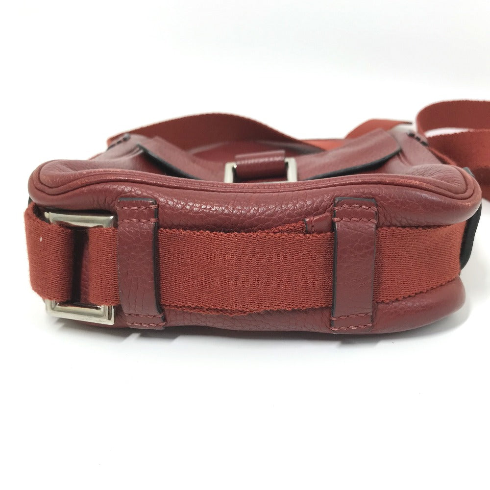 HERMES Shoulder Bag Taurillon Clemence Red Crossbody bag Tibet PM Women  d