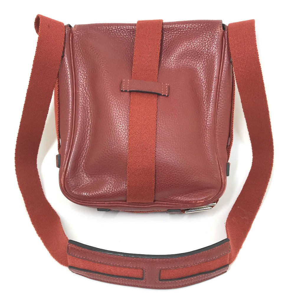 HERMES Shoulder Bag Taurillon Clemence Red Crossbody bag Tibet PM Women  d