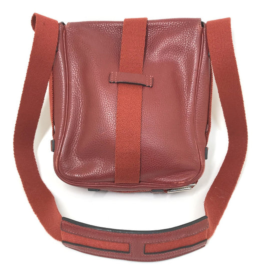HERMES Shoulder Bag Taurillon Clemence Red Crossbody bag Tibet PM Women  d