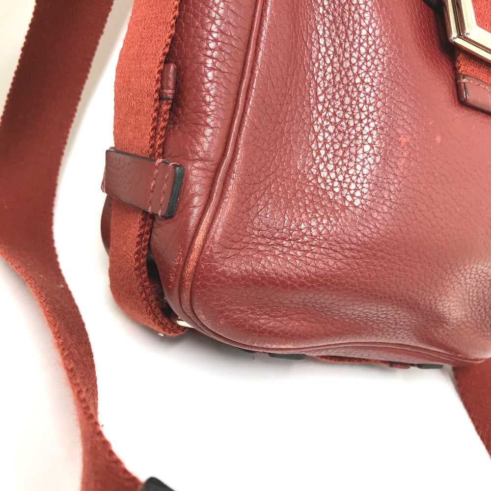 HERMES Shoulder Bag Taurillon Clemence Red Crossbody bag Tibet PM Women  d
