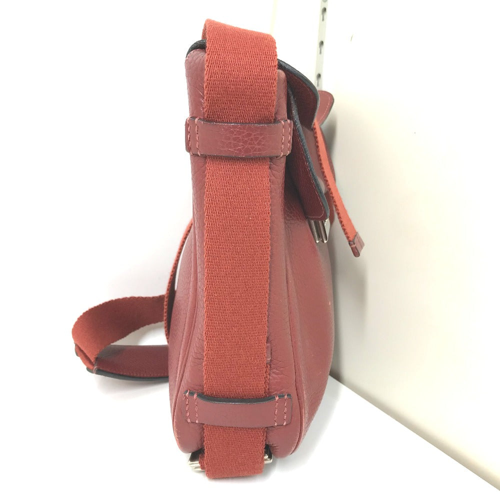 HERMES Shoulder Bag Taurillon Clemence Red Crossbody bag Tibet PM Women  d