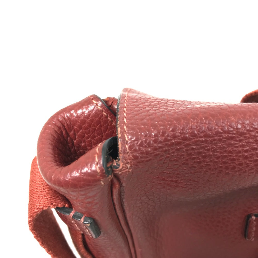 HERMES Shoulder Bag Taurillon Clemence Red Crossbody bag Tibet PM Women  d