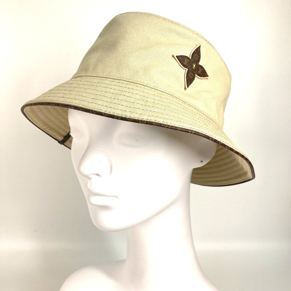 LOUIS VUITTON hat M76940 cotton beige Bucket hat Bob On Your Way unisex(Unisex) M